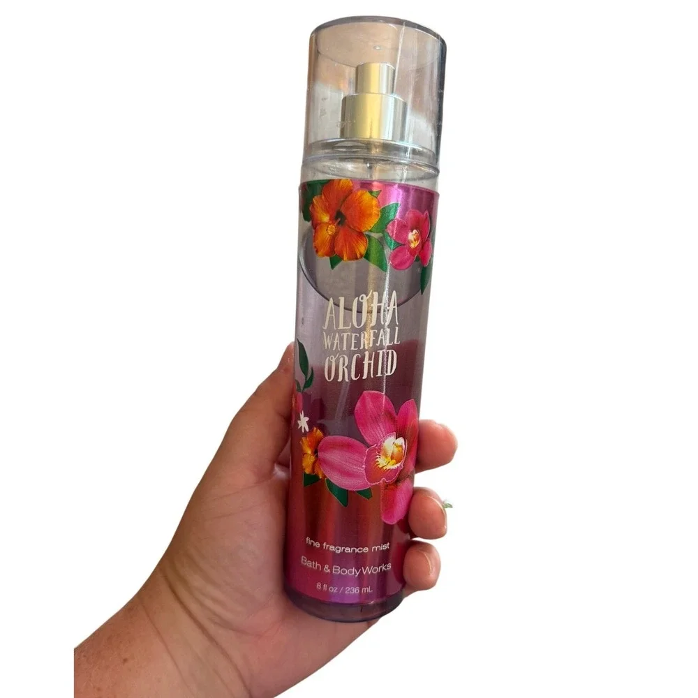 Bath & Body Works 98% FULL Aloha Waterfall Orchid RARE Fine Fragrance‎ Mist